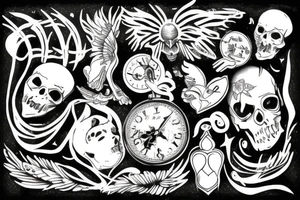 memento vivere tattoo idea