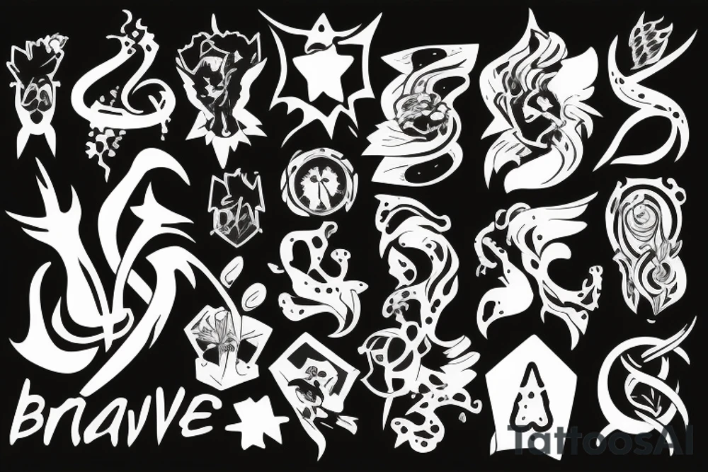 be brave tattoo idea