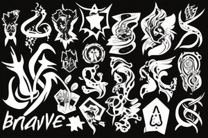 be brave tattoo idea