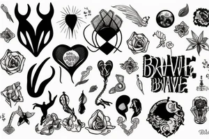 be brave tattoo idea