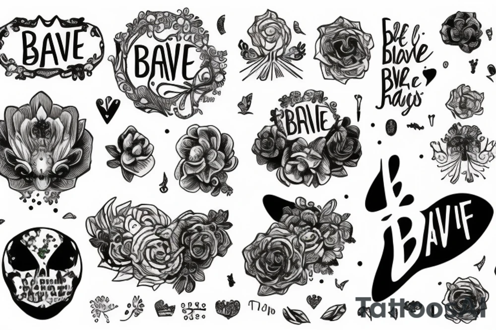 be brave tattoo idea