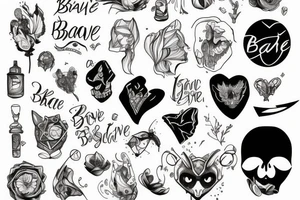 be brave tattoo idea