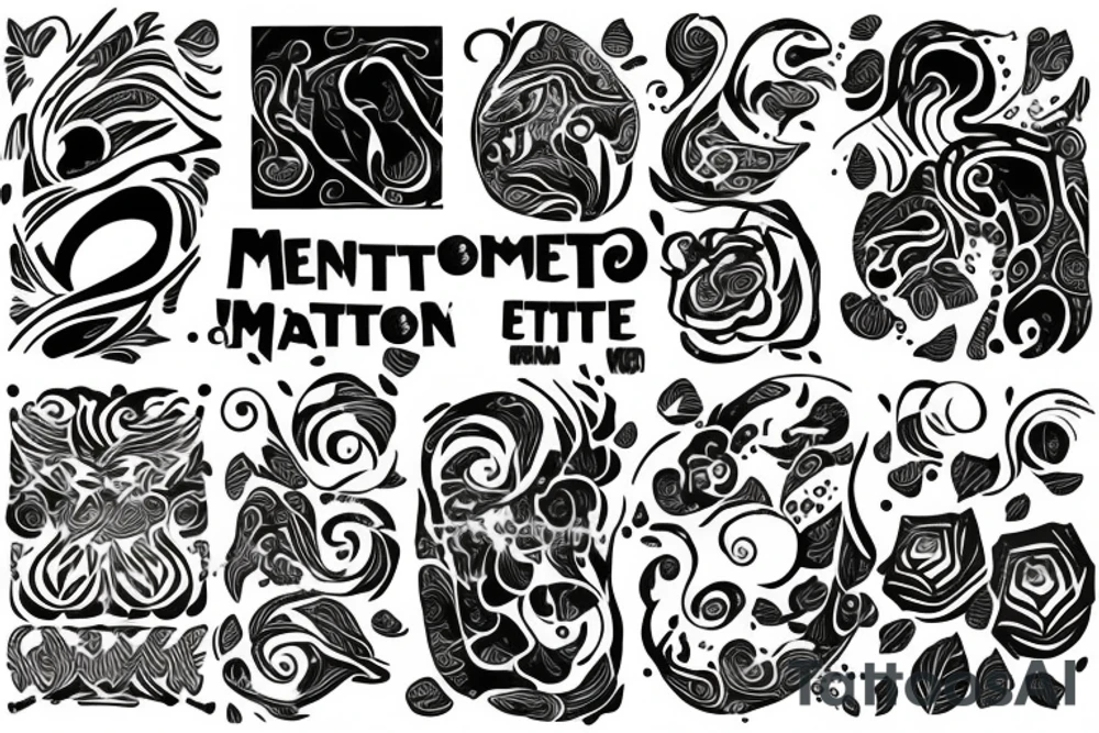 m e m e n t o tattoo idea