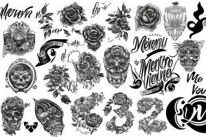 memento vivere tattoo idea