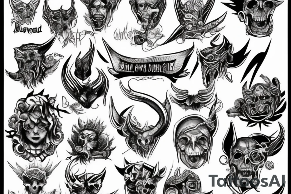 The Devil can scrap but the Lord has won tattoo idea