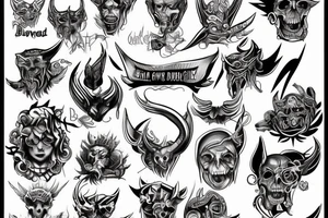 The Devil can scrap but the Lord has won tattoo idea