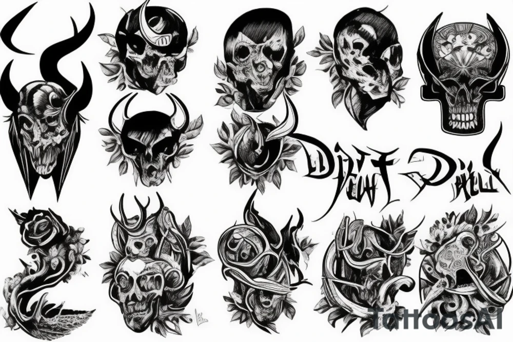 The Devil can scrap but the Lord has won tattoo idea