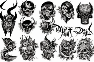 The Devil can scrap but the Lord has won tattoo idea