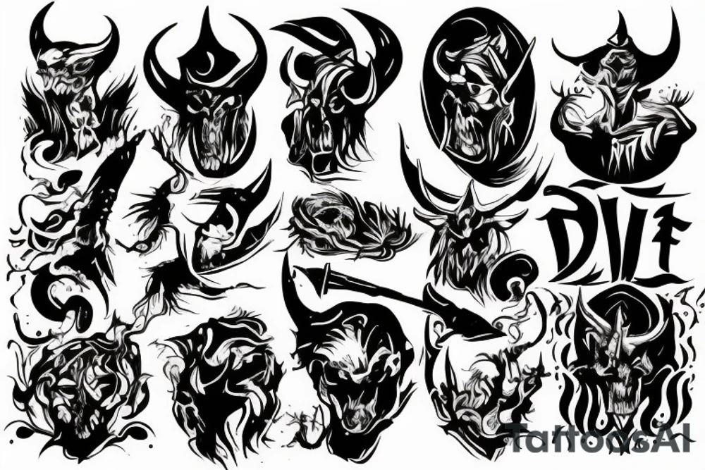 The Devil can scrap but the Lord has won tattoo idea