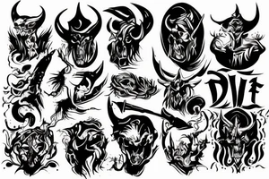 The Devil can scrap but the Lord has won tattoo idea