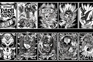 The Devil can scrap but the Lord has won tattoo idea
