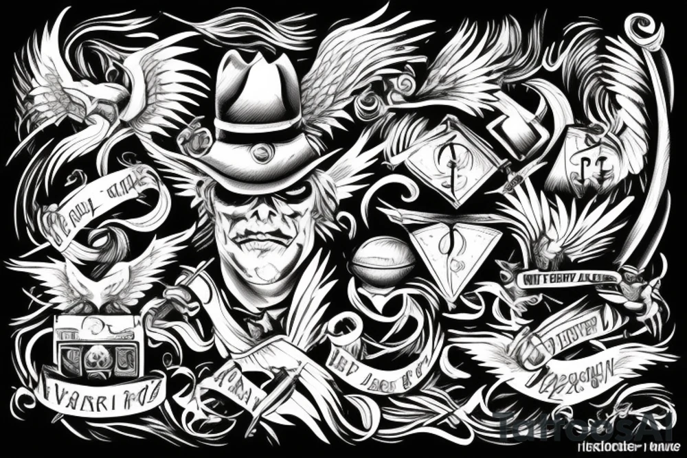 The Devil can scrap but the Lord has won tattoo idea