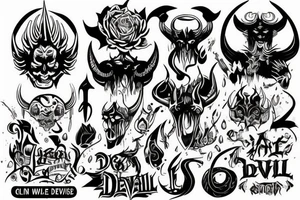 The devil can scrap but the lord has won tattoo idea