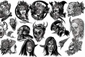 The devil can scrap but the lord has won tattoo idea