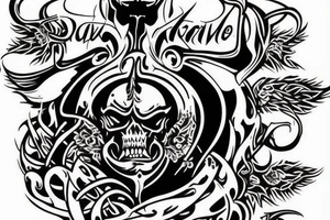 The devil can scrap but the lord has won tattoo idea