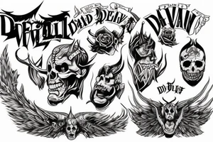 The devil can scrap but the lord has won tattoo idea