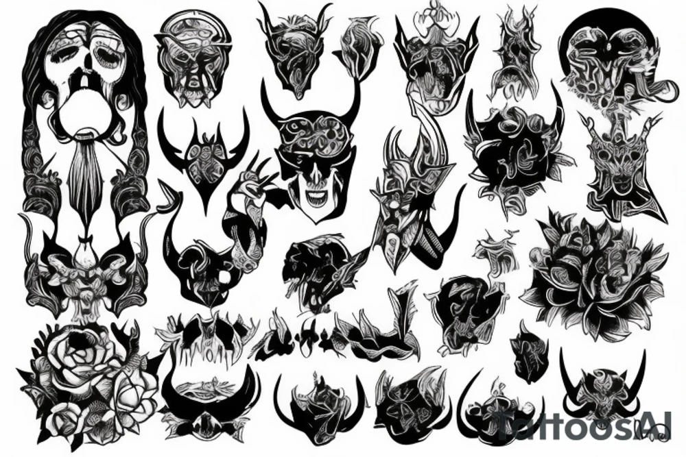 The devil can scrap but the lord has won tattoo idea