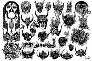 The devil can scrap but the lord has won tattoo idea