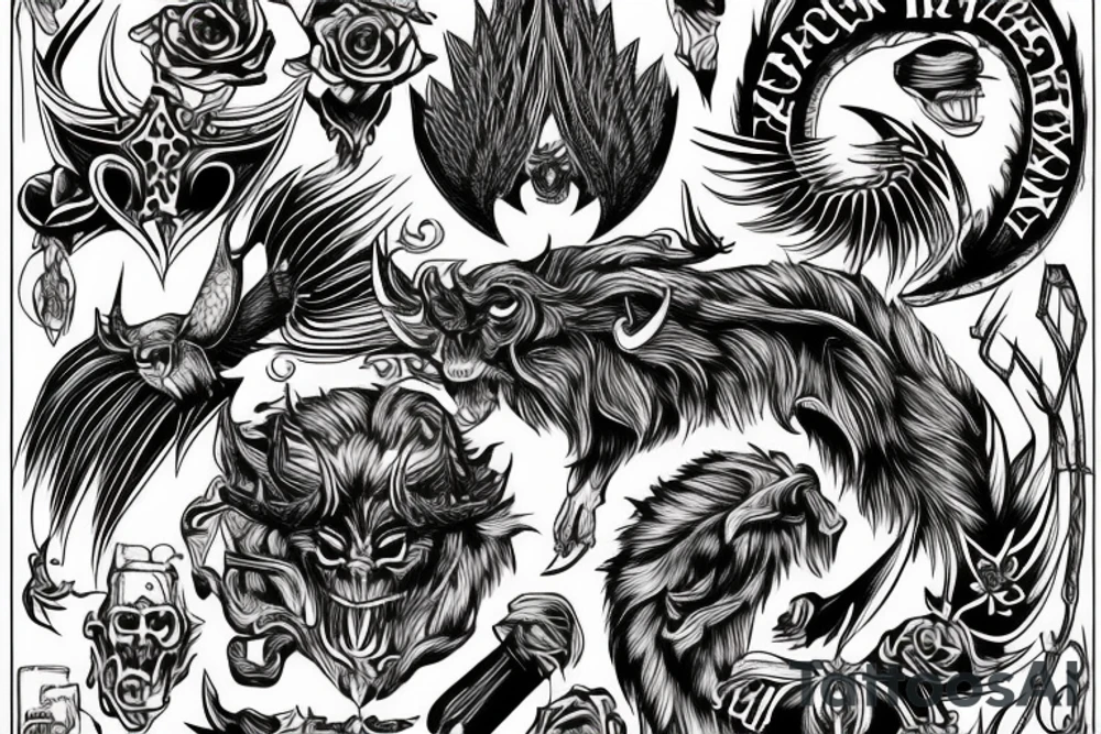 The devil can scrap but the lord has won tattoo idea