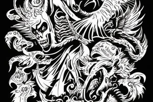 The devil can scrap but the lord has won tattoo idea