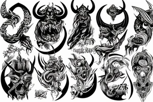 The devil can scrap but the lord has won tattoo idea