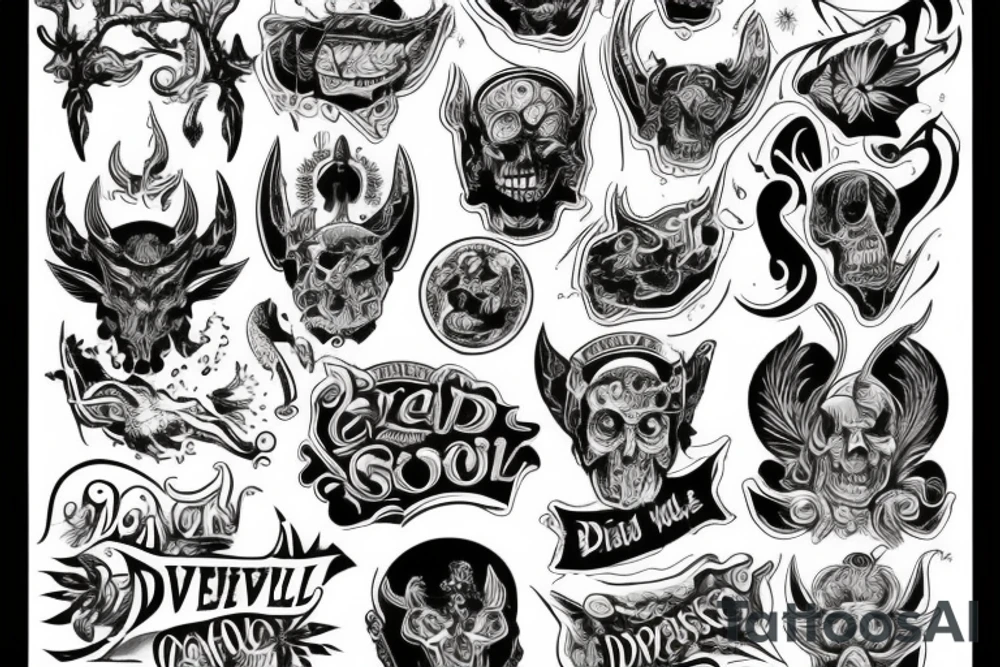 The devil can scrap but the lord has won tattoo idea
