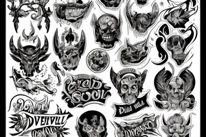 The devil can scrap but the lord has won tattoo idea