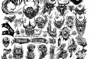 The devil can scrap but the lord has won tattoo idea