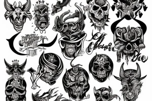 The devil can scrap but the lord has won tattoo idea