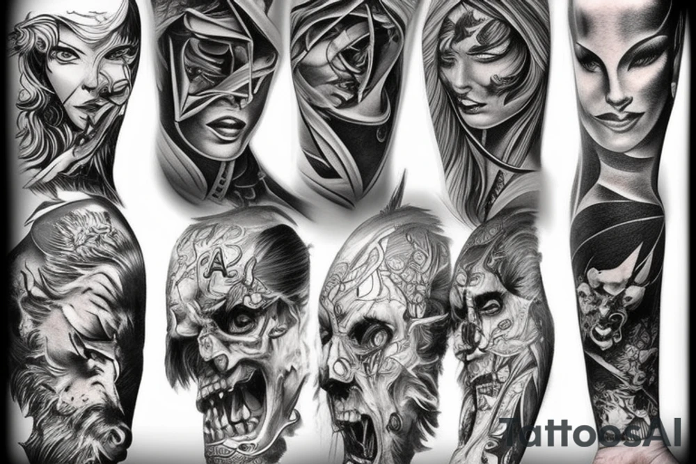 The devil can scrap but the lord has won tattoo idea