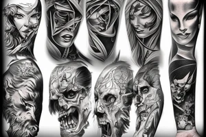 The devil can scrap but the lord has won tattoo idea