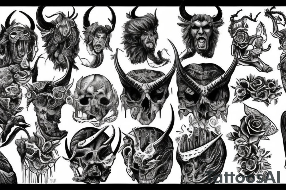 The devil can scrap but the lord has won tattoo idea