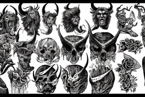 The devil can scrap but the lord has won tattoo idea