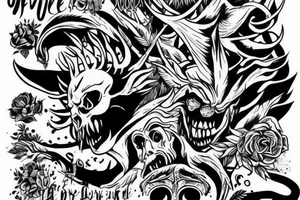The devil can scrap but the lord has won tattoo idea