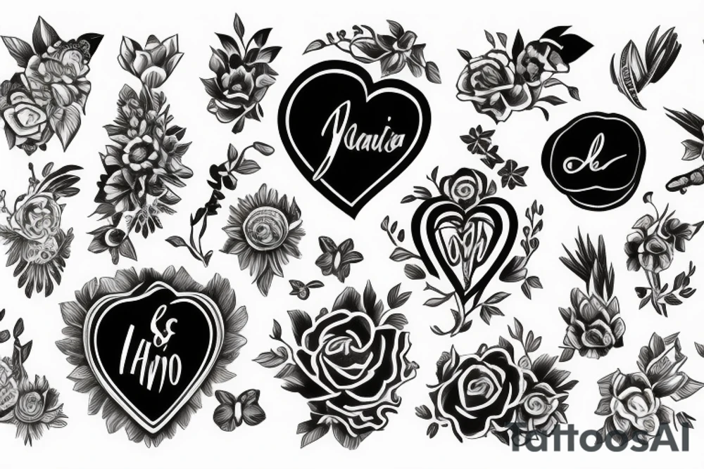 name Valentina tattoo idea