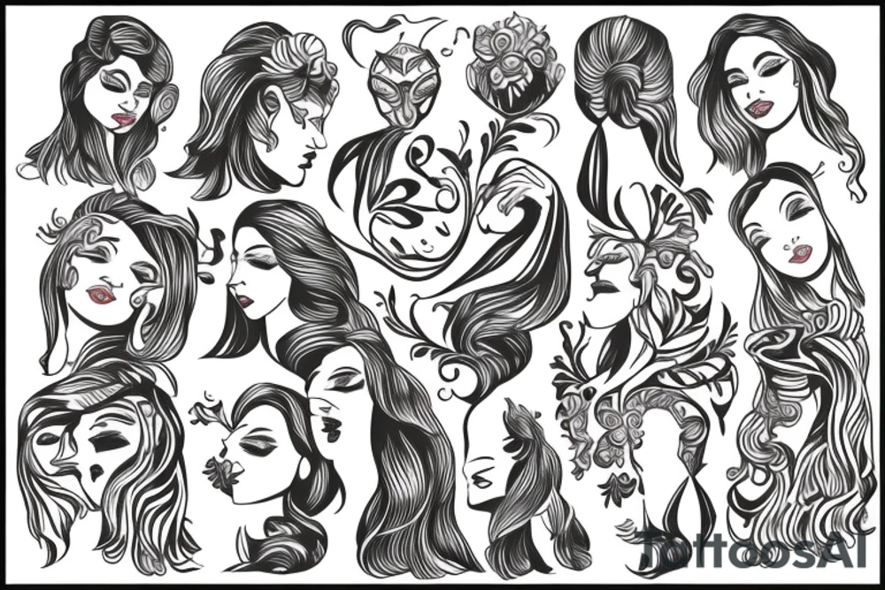 Name Valentina tattoo idea