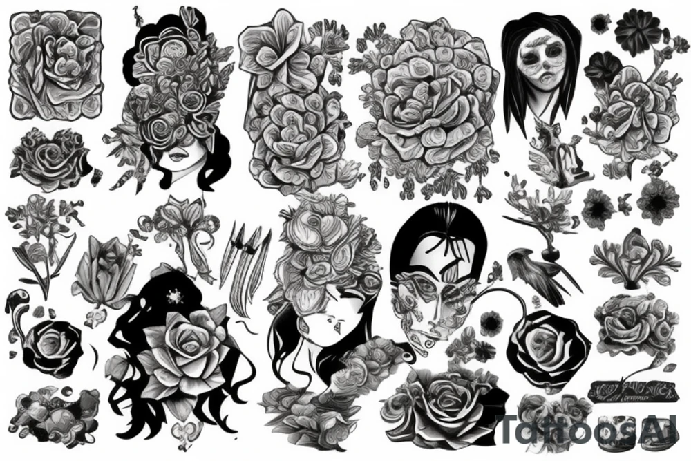 Name Valentina tattoo idea