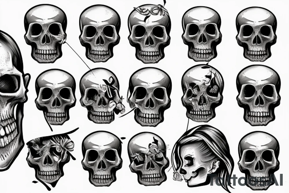 skull tattoo idea