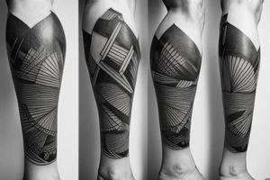 snowboard, fine line tattoo on leg tattoo idea