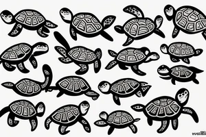 Tenacious turtle tattoo idea