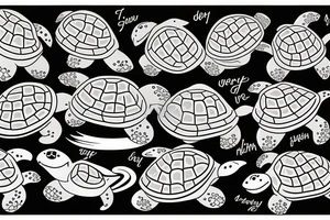 Tenacious turtle tattoo idea