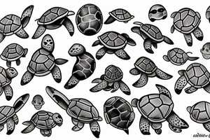 Tenacious turtle rebel soldier tattoo idea