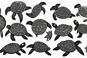 turtle knight tattoo idea