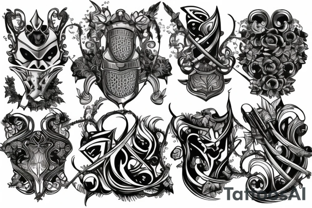 knight tattoo idea