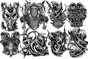 knight tattoo idea
