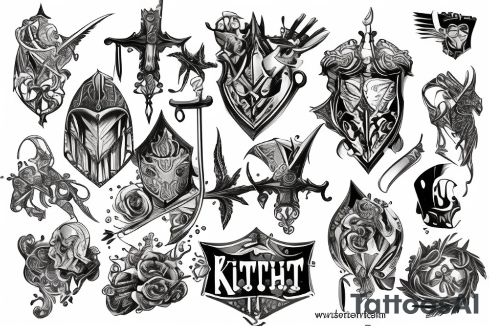 knight tattoo idea