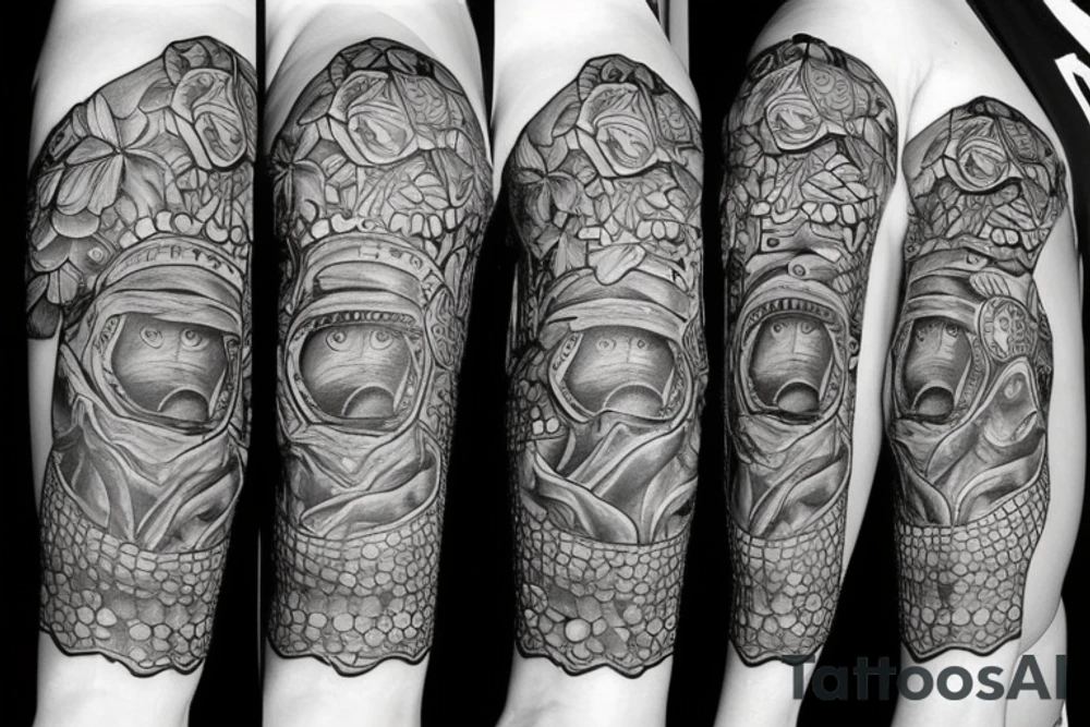 Turtle Conquistador tattoo idea