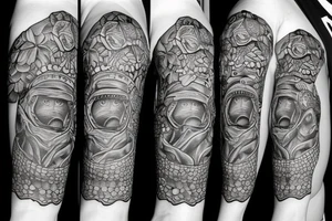 Turtle Conquistador tattoo idea