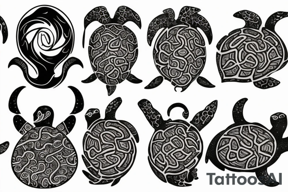 Lovecraftian turtle tattoo idea