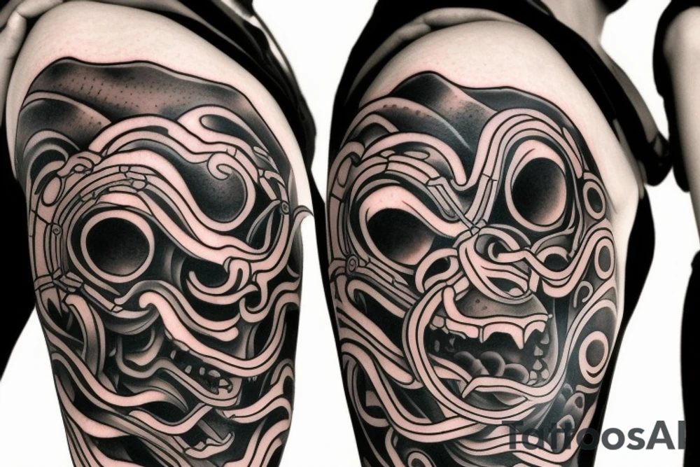 Lovecraftian turtle tattoo idea